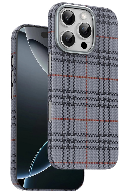 iPhone 16 Pro Max Scots Kevlar Magsafe Kılıf - Natural Grey