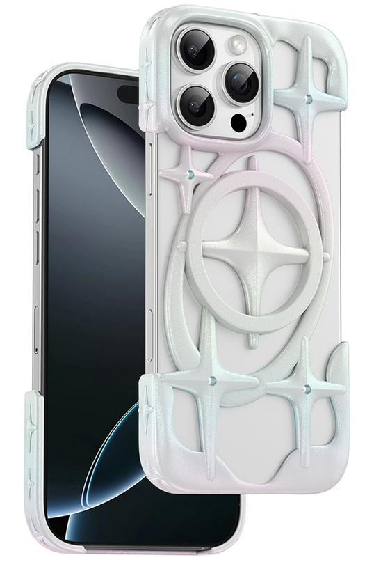 iPhone 16 Pro Max Stella Magsafe Kılıf - Beyaz