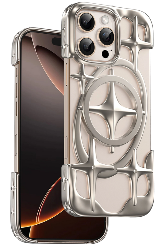 iPhone 16 Pro Max Stella Magsafe Kılıf - Gold