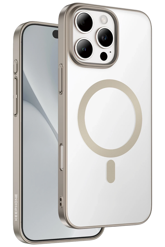 iPhone 16 Pro Skingrip Magsafe Kılıf - Natural Grey