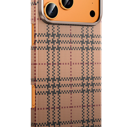 iPhone 17 Pro/18 Pro Scots Kevlar Magsafe Kılıf - Çöl Titanyum 3