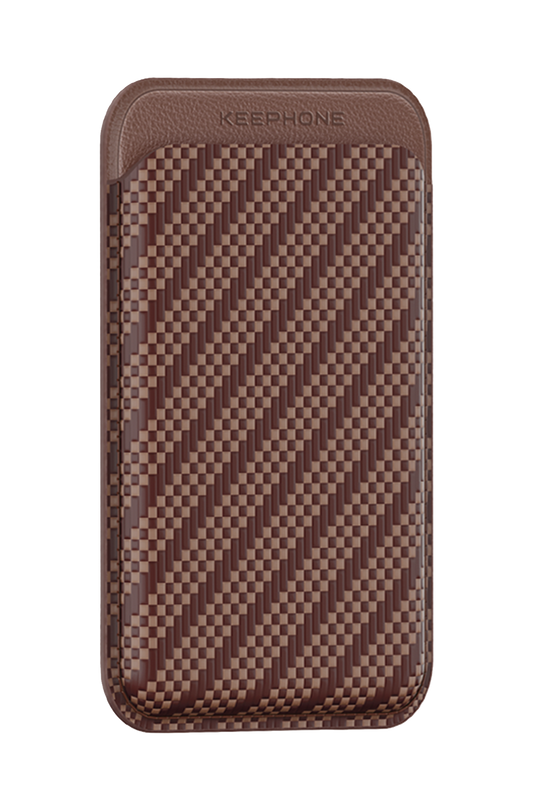 Kingdon Aramid Fiber MagSafe Uyumlu Cüzdan - Bordo