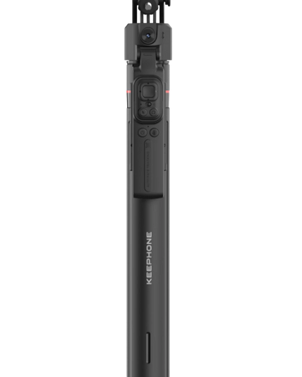 KP-LA06 BuddyCam 360 Derece AI Auto-Tracking Özellikli BT Selfie Gimbal – Siyah 2