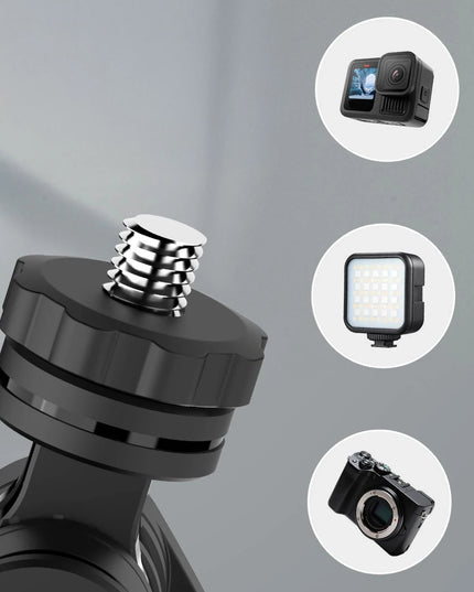 KP-LA06 BuddyCam 360 Derece AI Auto-Tracking Özellikli BT Selfie Gimbal – Siyah 6