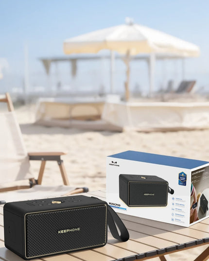 MusicPod 40W BT 5.3 RGB Işıklı Yüksek Bass Özellikli HiFi Kablosuz Hoparlör – Siyah 4