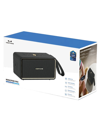 MusicPod Pro 60W BT 5.3 RGB Işıklı Yüksek Bass Özellikli HiFi Kablosuz Hoparlör – Beyaz 4