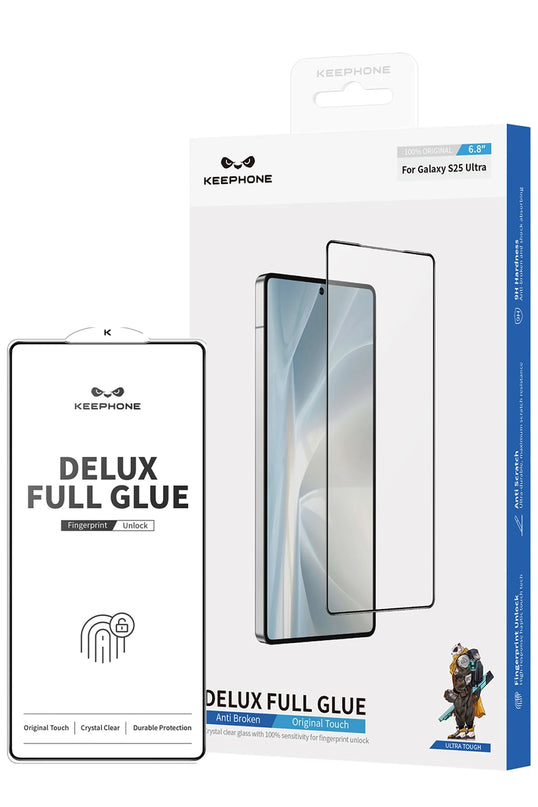 Samsung Galaxy S25 Plus Delux Full Glue 2.5D Cam Ekran Koruyucu