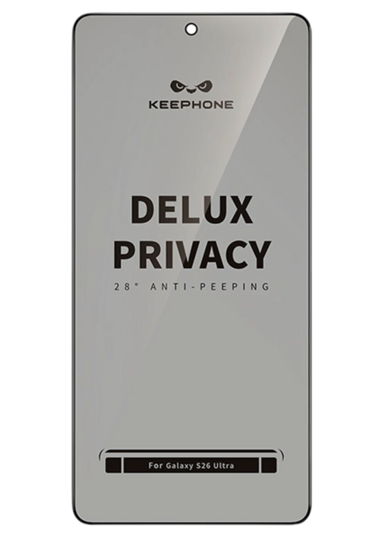 Samsung Galaxy S26 Plus Delux Privacy 2.5D Hayalet Cam Ekran Koruyucu 5