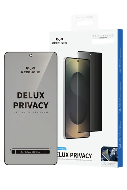 Samsung Galaxy S26 Ultra Delux Privacy 2.5D Hayalet Cam Ekran Koruyucu