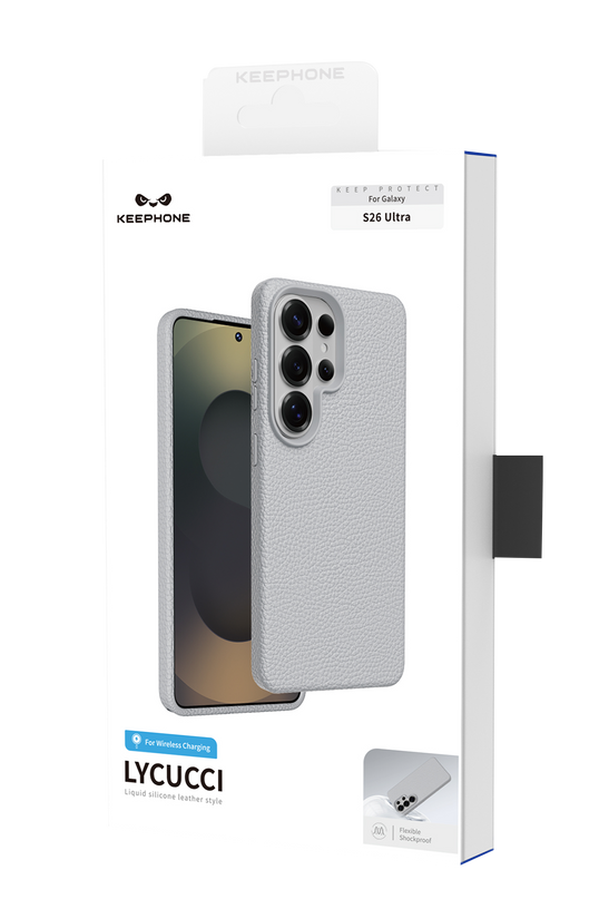 Samsung Galaxy S26 Ultra Lycucci Deri Manyetik Kapak Kılıf - Siyah 5