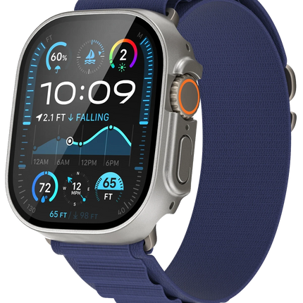 Watch 46mm 360X Defense Camlı Kasa Ekran Koruyucu - Titanyum