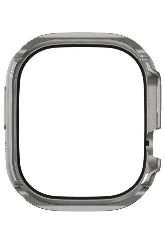 Watch Ultra 49mm 360X Defense Camlı Kasa Ekran Koruyucu - Siyah 3