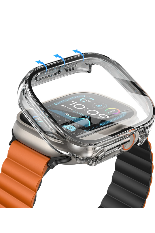 Watch Ultra 49mm Air Armor Camlı Kasa Ekran Koruyucu