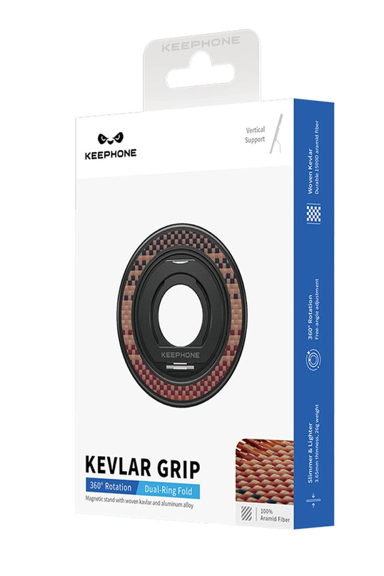 Kevlar Grip 360 Manyetik Magsafe Kickstand Yüzük - Şafak 7