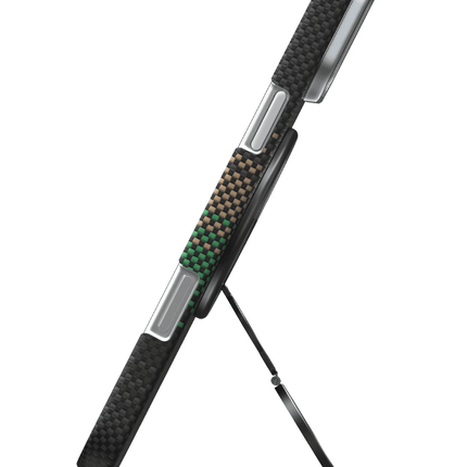 Kevlar Grip 360 Manyetik Magsafe Kickstand Yüzük - Lacivert 3