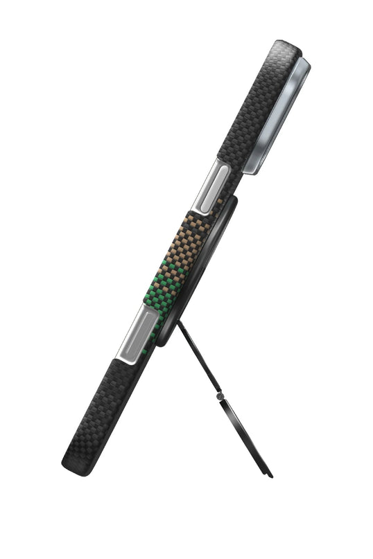 Kevlar Grip 360 Manyetik Magsafe Kickstand Yüzük - Turuncu 3