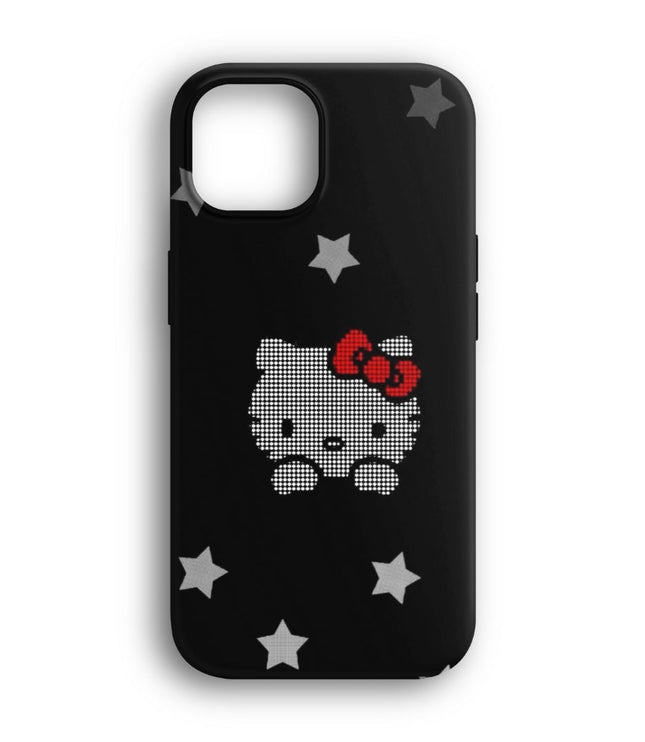 Kitty with Stars Telefon Kılıfı