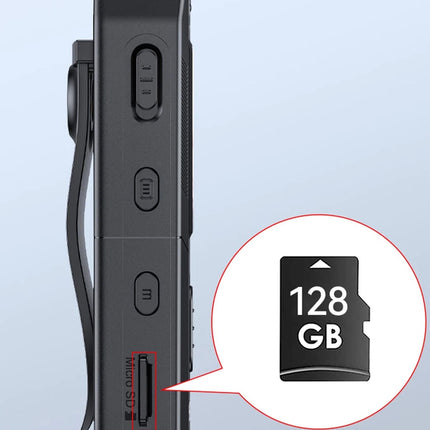 KM25 1.3inch Ekranlı 180 Derece Dönebilen 1080P Vücut Kamerası 4