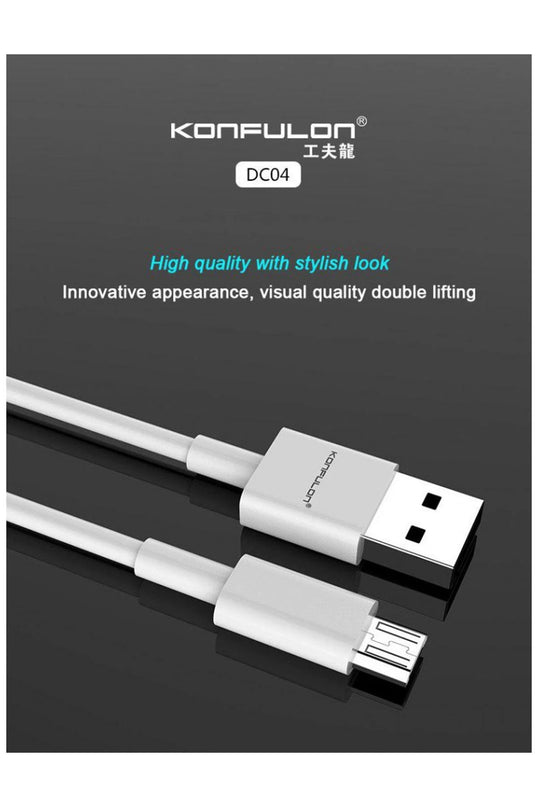 DC04 Süper Hızlı Micro USB Kablo 1M 2A 2