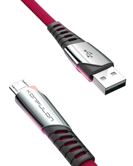 DC16 Micro USB Kablo 1M 2.4A - Kırmızı