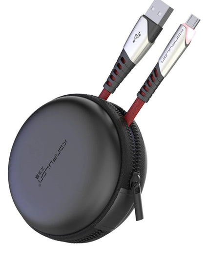 DC16 Micro USB Kablo 1M 2.4A - Mavi 2