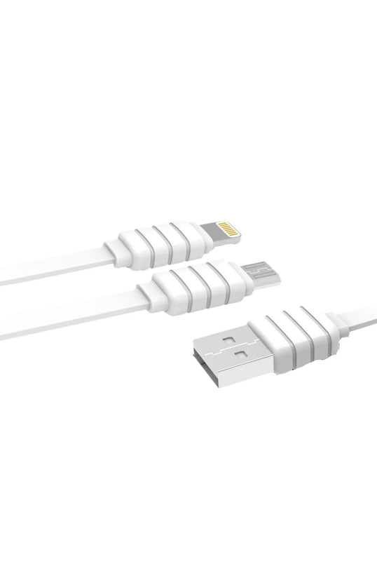 S56 2in1 (Lightning-Micro USB) Kablo 1.2M 2.1A