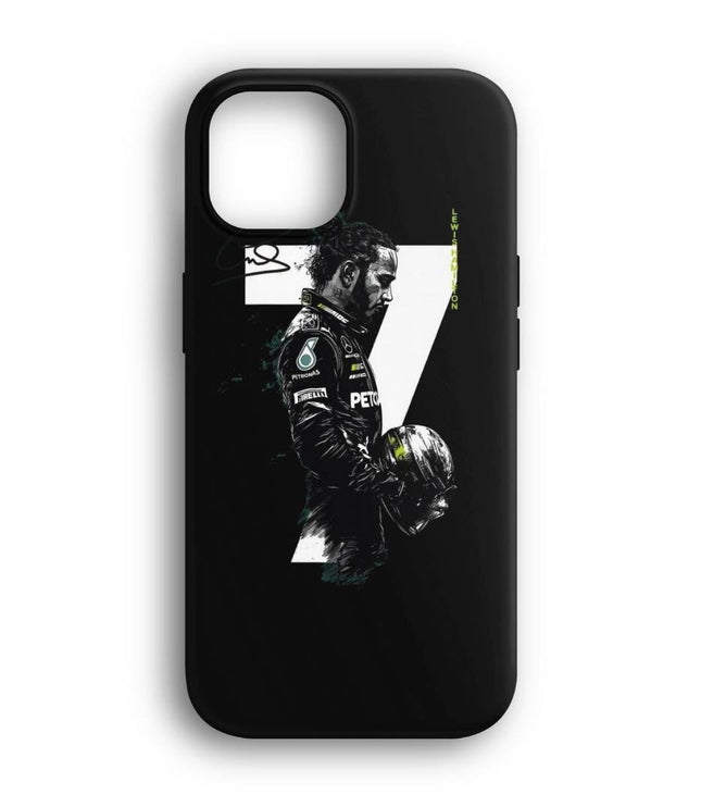 Lewis Hamilton Siyah Telefon Kılıfı