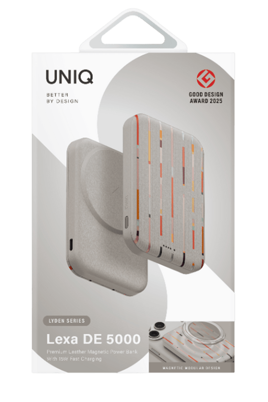 Lyden Lexa 5.000mAh Manyetik PD Kablosuz Type-C Powerbank - Beyaz 5