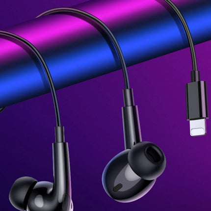 M111 Pro Lightning Dijital Mikrofonlu Kablolu Kulaklık - Siyah 4