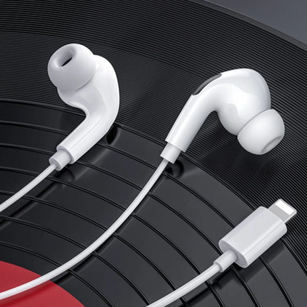 M111 Pro Lightning Dijital Mikrofonlu Kablolu Kulaklık - Beyaz 4