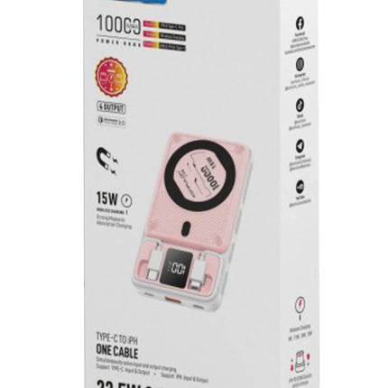M25W 10.000 mAh 20W PD Magsafe Powerbank 6