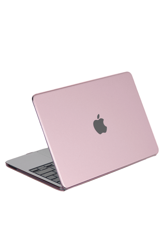 MacBook Neo Şeffaf Macbook Kapak - Pembe