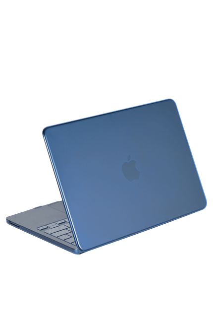 MacBook Neo Şeffaf Macbook Kapak - Mavi