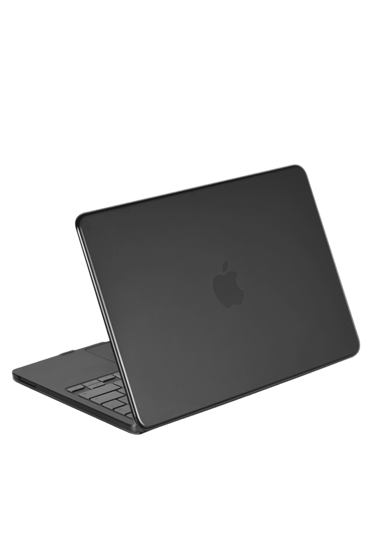 MacBook Neo Şeffaf Macbook Kapak - Siyah