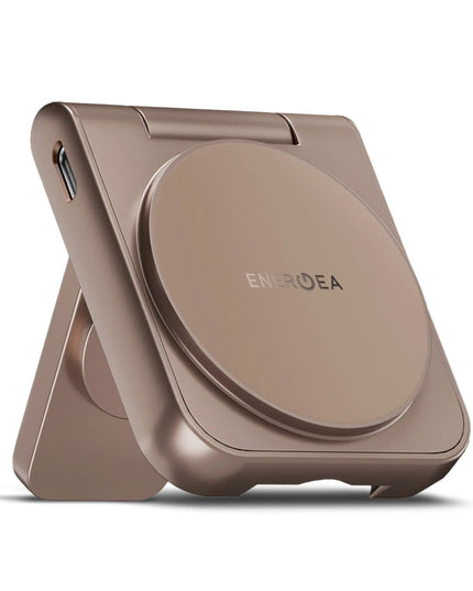 MagDuo 2in1 Katlanabilir 15W Telefon ve 2.5W Saat Masaüstü Hızlı Şarj Standı - Gold