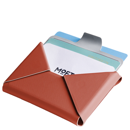 Agile Uyumlu Seyahat Tipi Standlı MagSafe Cüzdan - Kahverengi 6