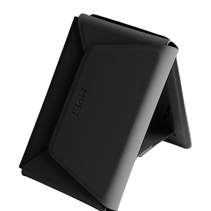Agile Uyumlu Seyahat Tipi Standlı MagSafe Cüzdan - Siyah 7