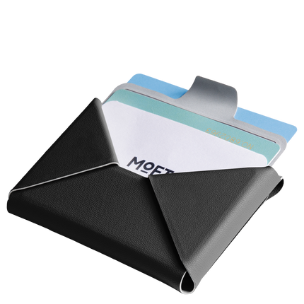 Agile Uyumlu Seyahat Tipi Standlı MagSafe Cüzdan - Siyah 6