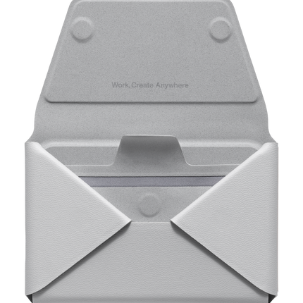 Agile Uyumlu Seyahat Tipi Standlı MagSafe Cüzdan - Beyaz 4