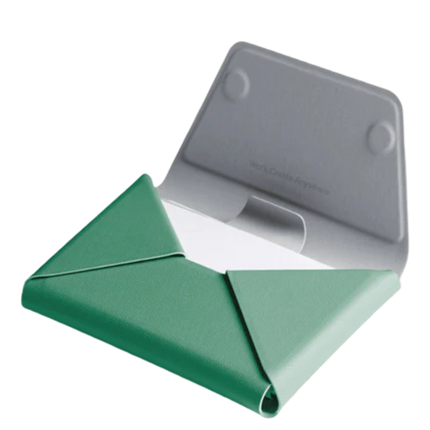 Agile Uyumlu Seyahat Tipi Standlı MagSafe Cüzdan - Koyu Yeşil 5