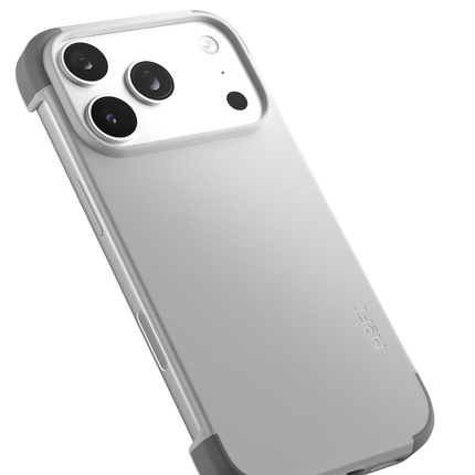 iPhone 17 Pro Frame Movas Deri Magsafe Kapak Kılıf - Beyaz 6