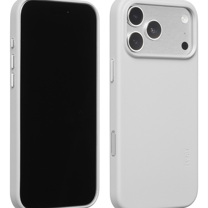 iPhone 18 Pro/17 Pro Snap Movas Deri Magsafe Kapak Kılıf - Beyaz 3