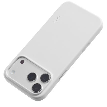 iPhone 18 Pro/17 Pro Snap Movas Deri Magsafe Kapak Kılıf - Beyaz 6