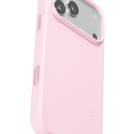 iPhone 18 Pro/17 Pro Snap Movas Deri Magsafe Kapak Kılıf - Açık Pembe 8
