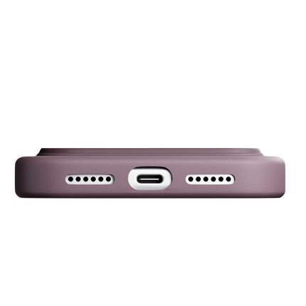 iPhone 18 Pro/17 Pro Snap Movas Deri Magsafe Kapak Kılıf - Bordo 4