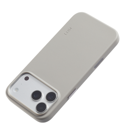 iPhone 18 Pro/17 Pro Snap Movas Deri Magsafe Kapak Kılıf - Koyu Gri 6