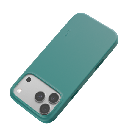 iPhone 18 Pro/17 Pro Snap Movas Deri Magsafe Kapak Kılıf - Koyu Yeşil 6