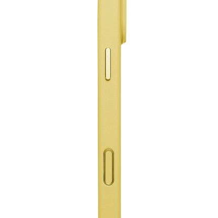 iPhone 18 Pro/17 Pro Snap Movas Deri Magsafe Kapak Kılıf - Sarı 3
