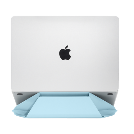 Macbook Air 13.6 Carry Sleeve Standlı Macbook Kılıfı - Açık Mavi 4