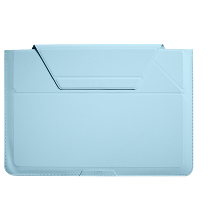 Macbook Air 13.6 Carry Sleeve Standlı Macbook Kılıfı - Açık Mavi 2